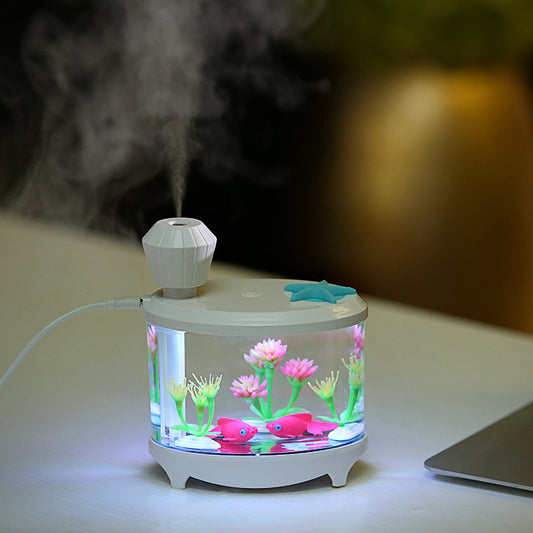 Creative Fish Tank Light Humidifier Air Purifier